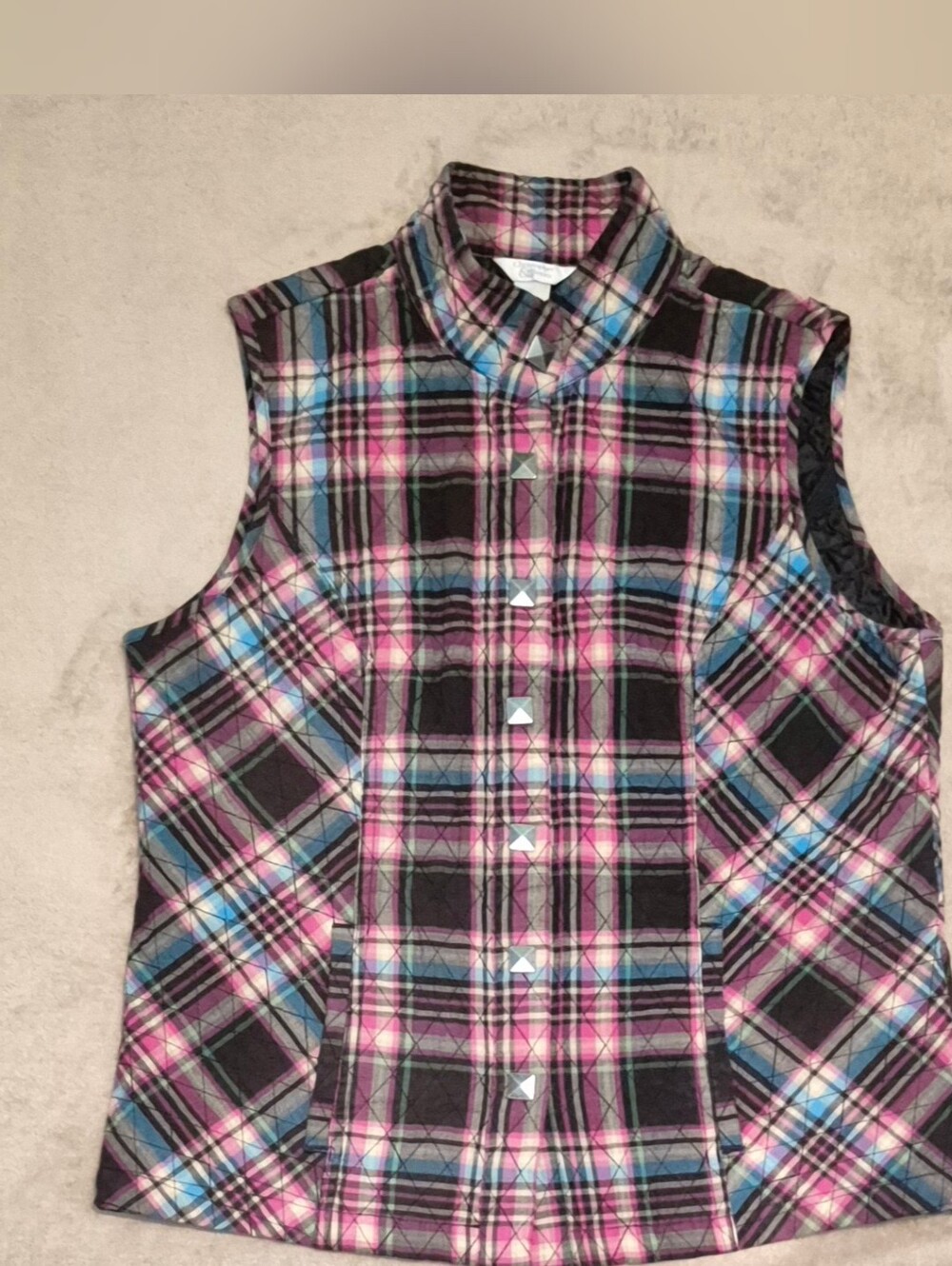 Christopher & Banks Quilted Vest Size Small